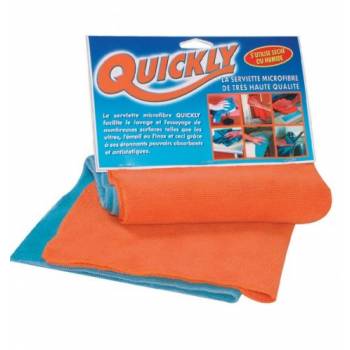 QUICKLY LOT DE 2 MICROFIBRES